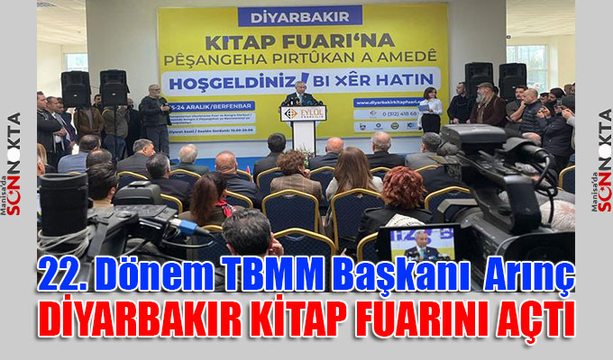 22. Dönem TBMM Başkanı Arınç Diyarbakır kitap fuarını açtı